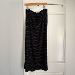 Black Polka Dot Maxi Skirt | Lioness Ford Maxi Skirt